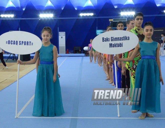 Bakıda idman gimnastikası və akrobatika gimnastikası üzrə Birgə Azərbaycan Birinciliyi start götürüb. Azərbaycan, 3 dekabr 2015